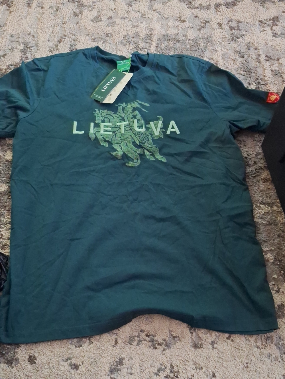 Men's Teal Graphic Short Sleeve Tee